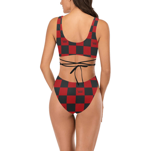 chess queen scarf 1 Cross String Bikini Set (Model S29) - Objet D'Art