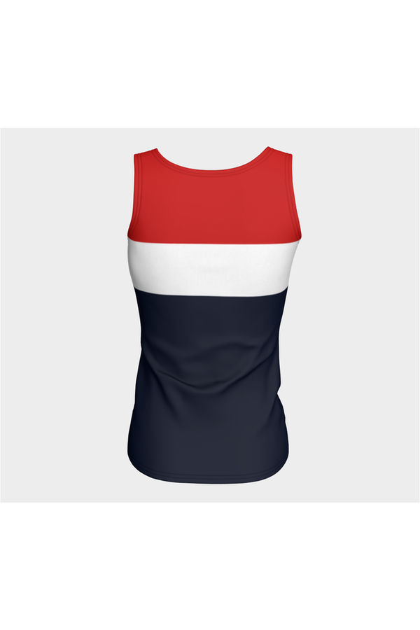 America Fitted Tank Top - Objet D'Art