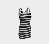 Striped Bodycon Dress - Objet D'Art
