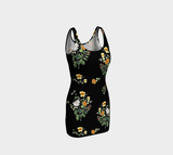 Floral Bodycon Dress - Objet D'Art
