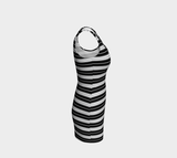 Striped Bodycon Dress - Objet D'Art
