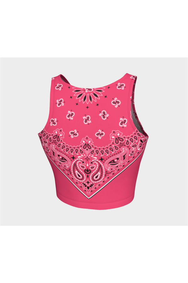 Pink Bandana Athletic Top - Objet D'Art