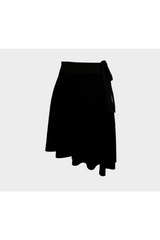 Black Wrap Skirt - Objet D'Art
