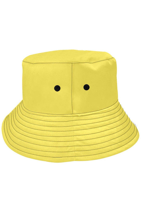 Yellow Unisex Summer Bucket Hat - Objet D'Art