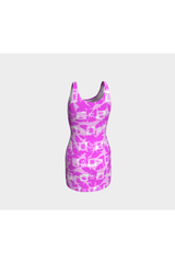 PInk Adinkra Bodycon Dress - Objet D'Art