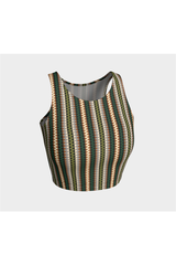 Jagged Striped Athletic Top - Objet D'Art