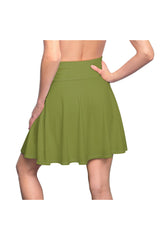 Green Pepper Women's Skater Skirt - Objet D'Art