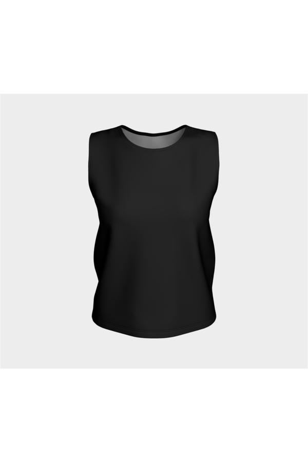 Black Loose Tank Top - Objet D'Art