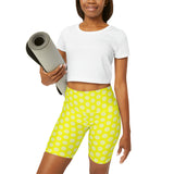 High Waisted Yoga Shorts - Objet D'Art