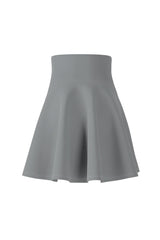 Gray Women's Skater Skirt - Objet D'Art