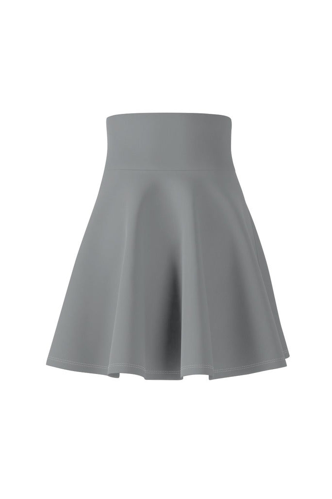 Gray Women's Skater Skirt - Objet D'Art