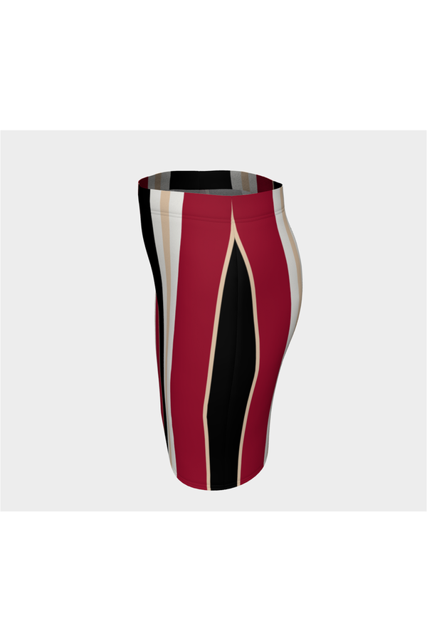 Striped Fitted Skirt - Objet D'Art