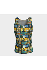 Van Gogh Fitted Tank Top - Objet D'Art