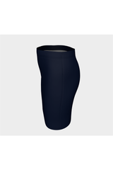 Midnight Blue Fitted Skirt - Objet D'Art