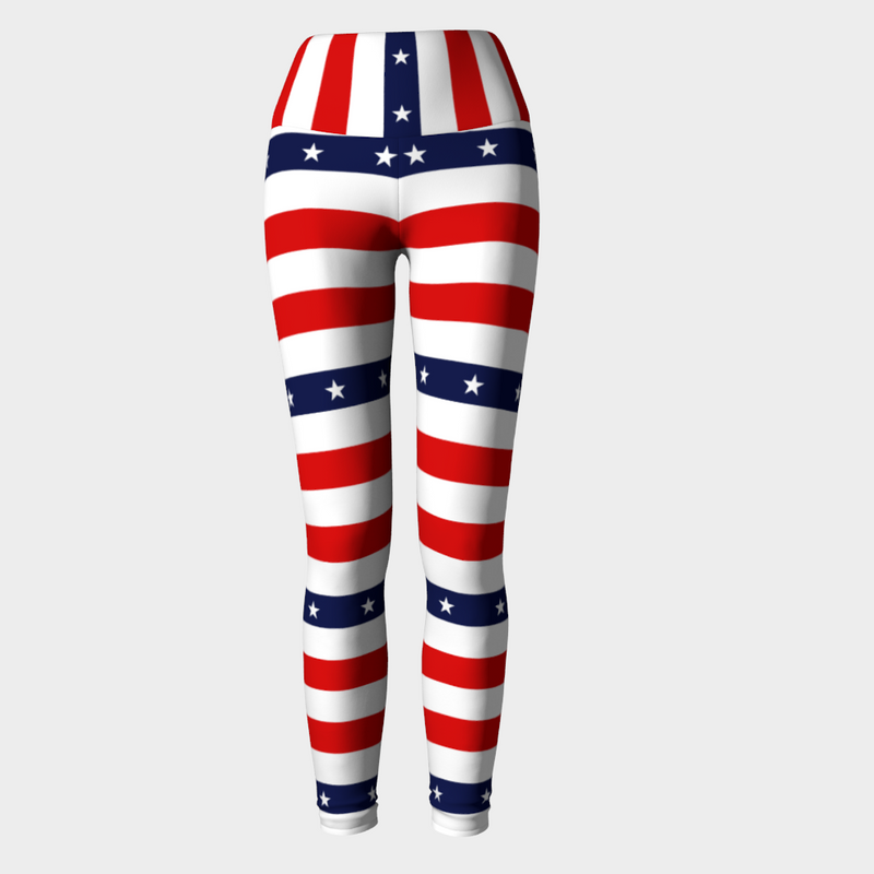 Americana Yoga Leggings - Objet D'Art