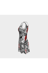 Da Bomb Flare Dress - Objet D'Art