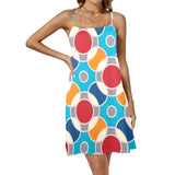 atomic angel Drawstring Neck Sleeveless Dress (Model D68) - Objet D'Art