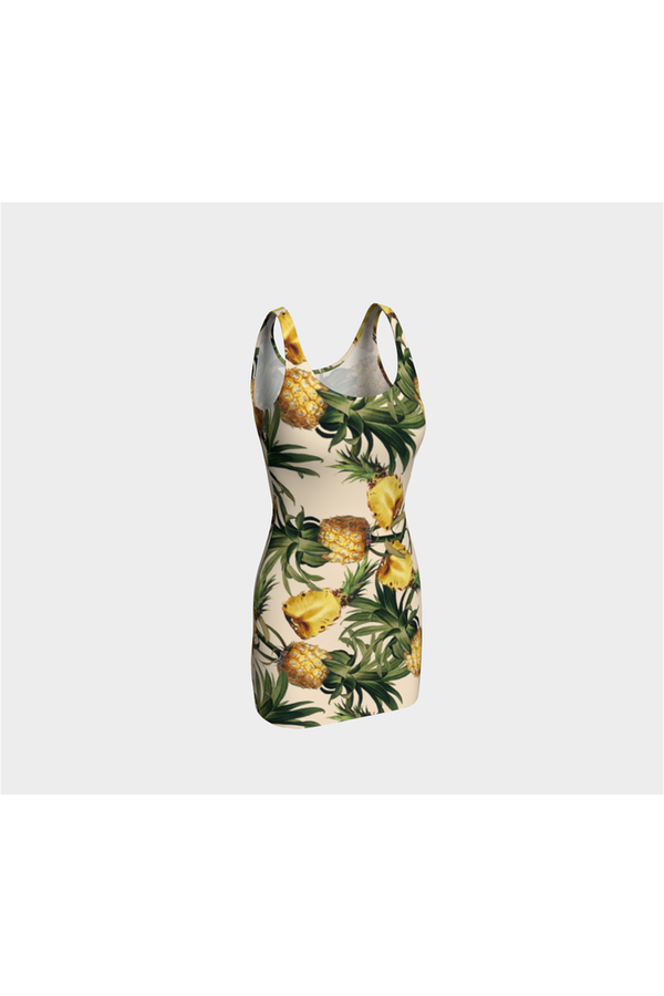 Pineapple Expression Bodycon Dress - Objet D'Art
