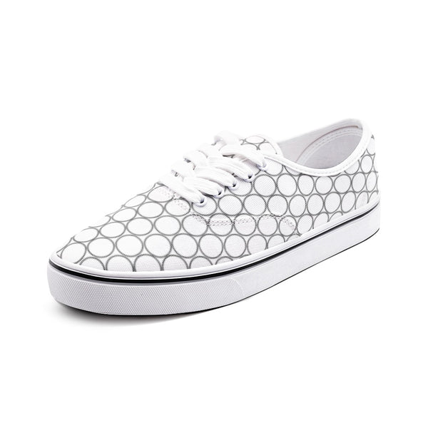 Circles Unisex Canvas Sneakers - Objet D'Art