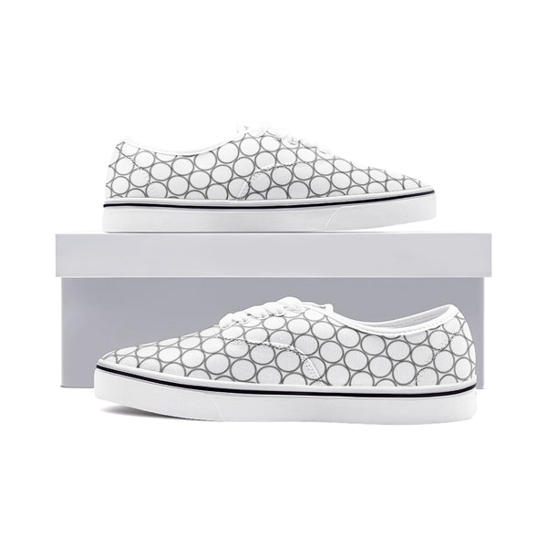 Circles Unisex Canvas Sneakers - Objet D'Art