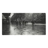 A Wet Day on the Boulevard, Paris (1894) by Alfred Stieglitz Gaming mouse pad - Objet D'Art