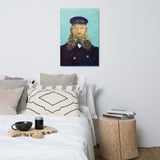 Portrait of Postman Roulin (1888) Metal prints - Objet D'Art