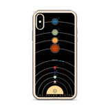 Vintage Solar System iPhone Case - Objet D'Art