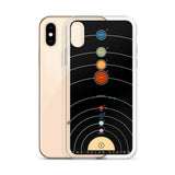 Vintage Solar System iPhone Case - Objet D'Art