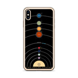 Vintage Solar System iPhone Case - Objet D'Art
