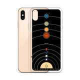 Vintage Solar System iPhone Case - Objet D'Art