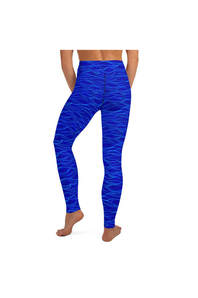 Become like water my friend Yoga Leggings - Objet D'Art