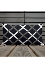 Cross Hatch Premium Pillow - Objet D'Art Online Retail Store