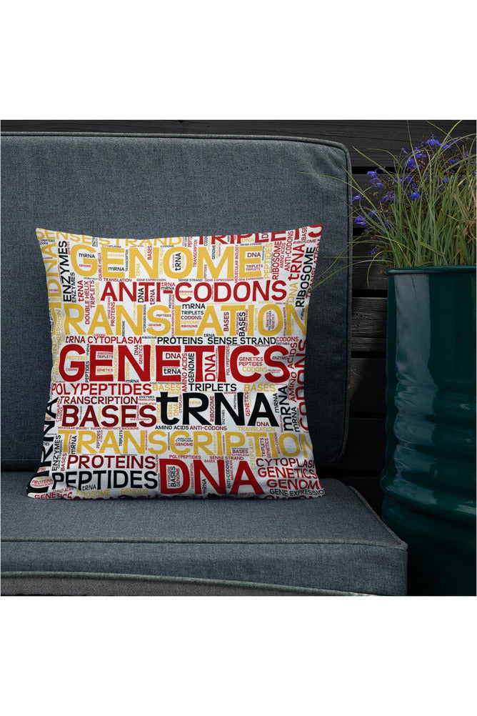 Molecular Biology Premium Pillow - Objet D'Art Online Retail Store