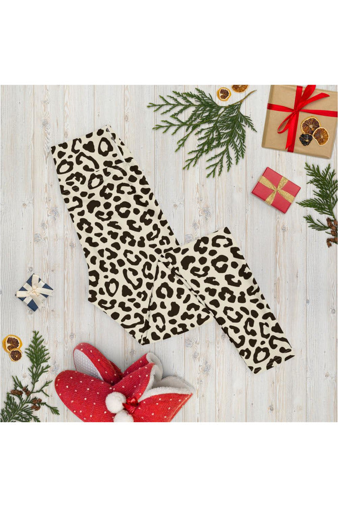 Leopard Print Yoga Leggings - Objet D'Art