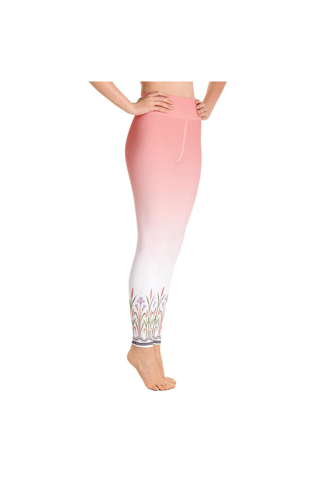 Orchid Meadows Yoga Leggings - Objet D'Art