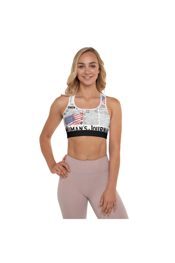 Women's Suffrage Padded Sports Bra - Objet D'Art