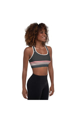 Pink Rainbow Padded Sports Bra - Objet D'Art