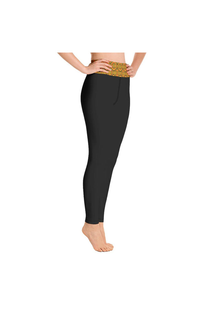 Kente Print Yoga Leggings - Objet D'Art