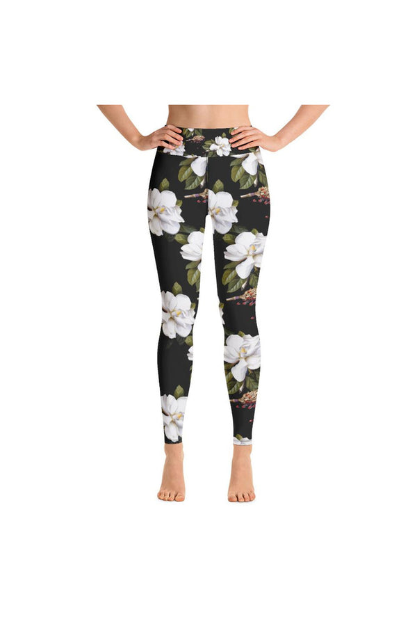 Sweet Magnolia Yoga Leggings - Objet D'Art