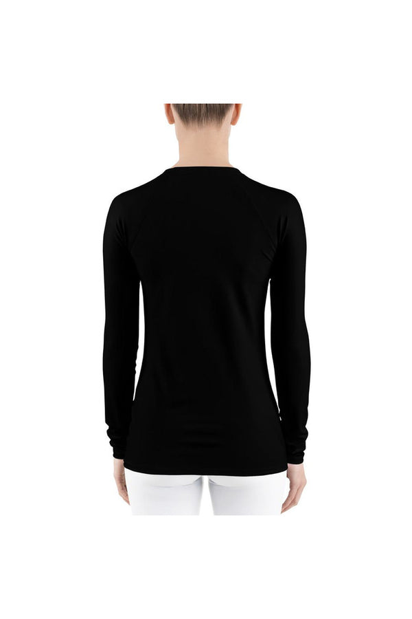 Black Women's Rash Guard - Objet D'Art