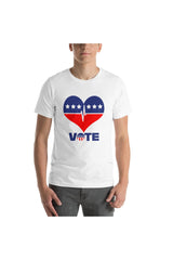 Vote Compassionately Short-Sleeve Unisex T-Shirt - Objet D'Art