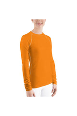 Turmeric Women's Rash Guard - Objet D'Art