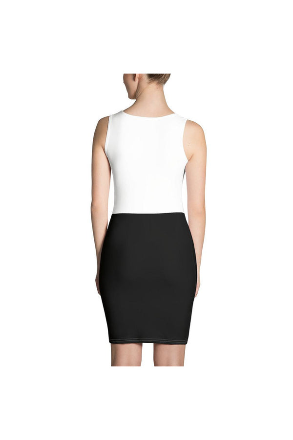 Cool Calm & Contrasted Sublimation Cut & Sew Dress - Objet D'Art