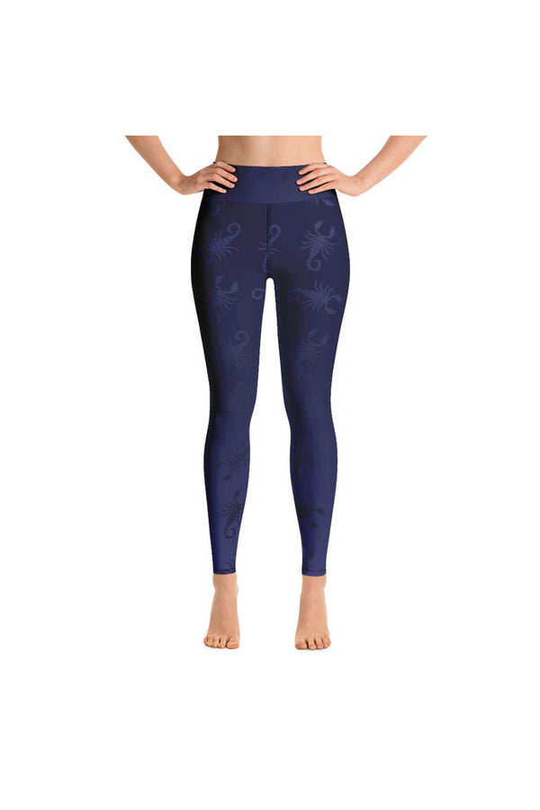 Midnight Scorpion Yoga Leggings - Objet D'Art