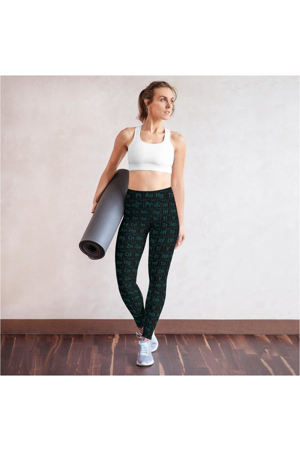 Jade & Black Yoga Leggings - Objet D'Art