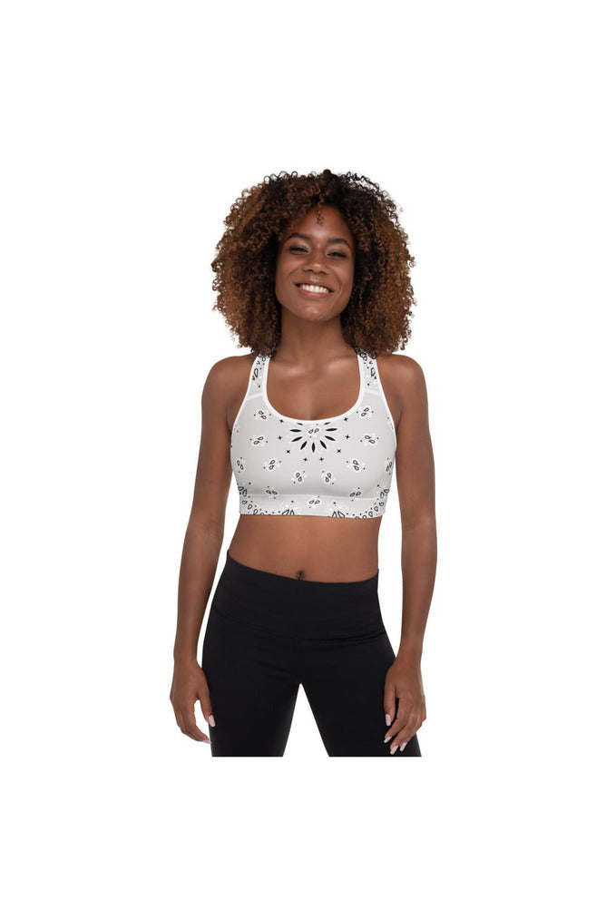 Classic Bandana Padded Sports Bra - Objet D'Art