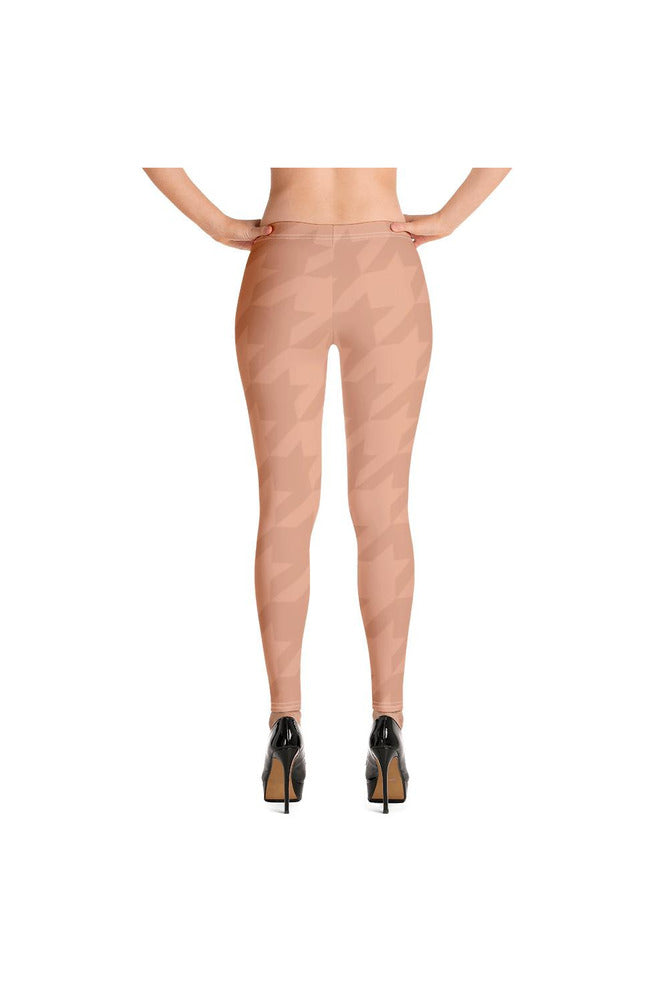 Nude Houndstooth Leggings - Objet D'Art Online Retail Store