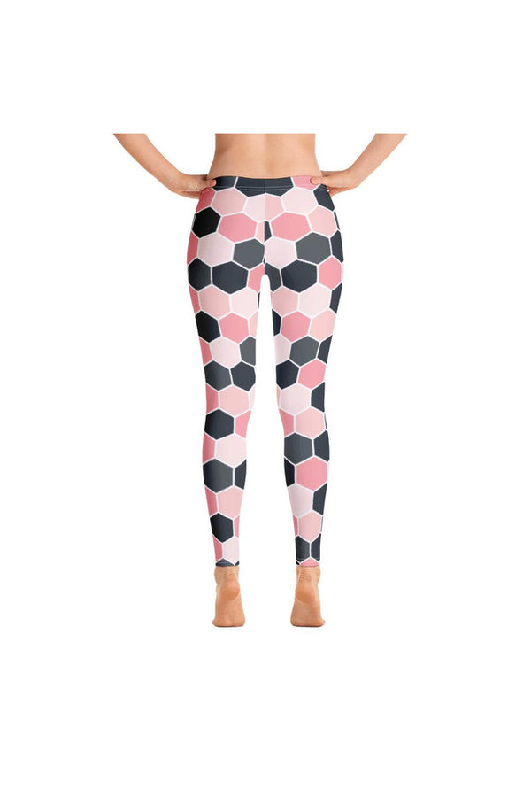 Pink Honeycomb Leggings - Objet D'Art