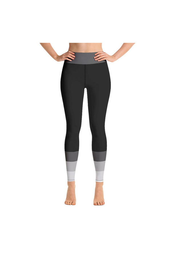 Shades of Gray Yoga Leggings - Objet D'Art