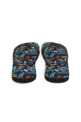 Turmeric-Chested Tropical Bird Flip-Flops - Objet D'Art
